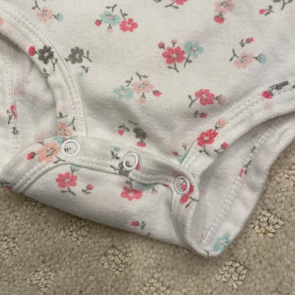 Carters baby floral onesie